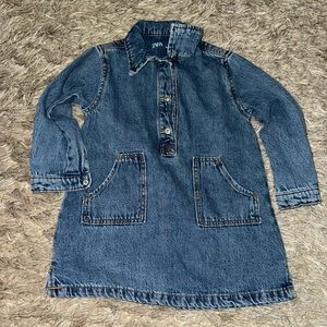 Zara toddler girl denim dress.